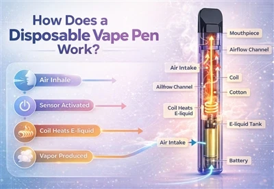 Hvernig virkar einnota vape penna?